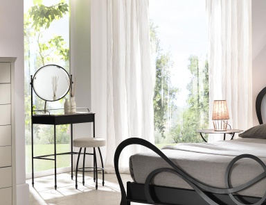 Tisch Dressing Aladino mit Rahmen aus Metall und Schmiedeeisen, Cantori