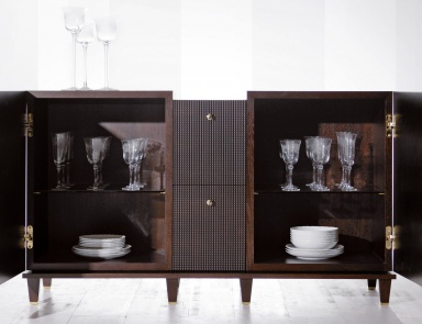 Sideboard mit gerändelter Oberfläche, Dimitri, Angelo Cappellini