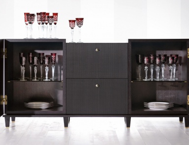 Sideboard mit gerändelter Oberfläche, Dimitri, Angelo Cappellini