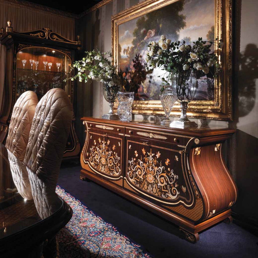 Sideboard aus Naturholz, Ezio Bellotti