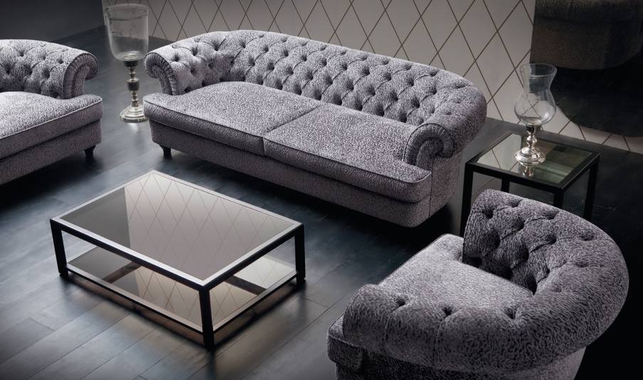 Sofa mit einer halbrunden Rückenlehne Lisette Soft, Angelo Cappellini