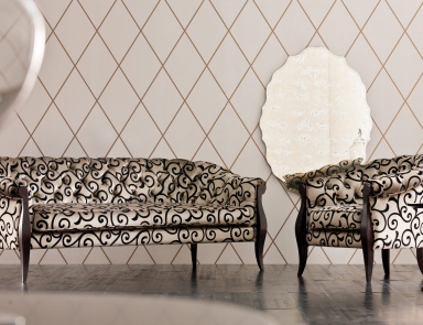 Sofa mit стеганной Rückenlehne Siebel Classic, Angelo Cappellini