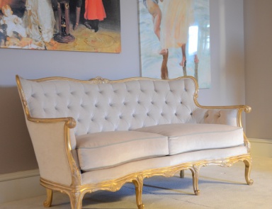 Zweisitzer-Sofa, Annibale Colombo (Sofa mit hoher Rückenlehne)