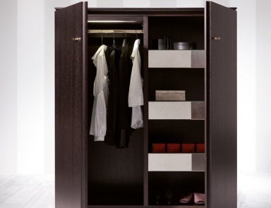 Kleiderschrank mit Gehäuse aus Eichenholz Desire, Angelo Cappellini