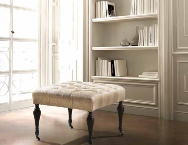 Quadratischer Hocker auf Rollen Mediterraneo, Angelo Cappellini