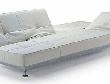 Sofa-Bett auf einem Rahmen aus Stahlrohren Damier, Edra