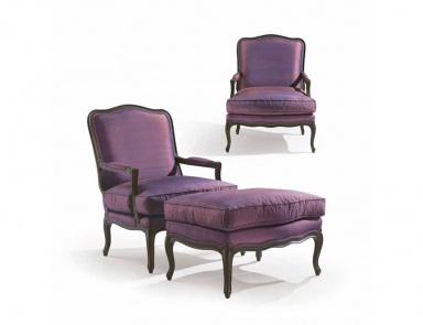Sessel mit Hocker Mediterraneo, Angelo Cappellini
