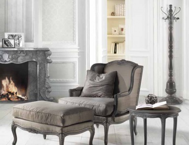 Sessel mit Hocker Mediterraneo, Angelo Cappellini (Sessel mit Hocker)