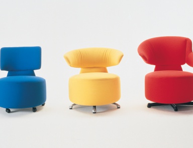 Stuhl K06 AKI BIKI CANTA mit Polsterung, Cassina (Designer-Kindermöbel)