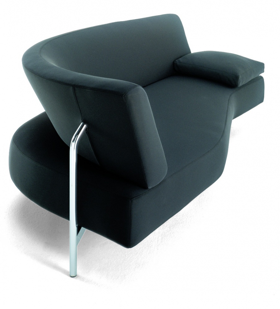 Sofa Insel gepolsterter Leder oder Stoff Shark, Edra