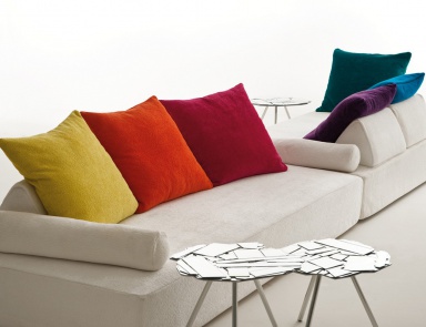 Sofa-Couch gepolsterter вельветом oder Atlas Sherazade, Edra