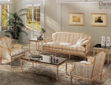 Wohnzimmer (Garnitur für das Wohnzimmer) Dante, Angelo Cappellini