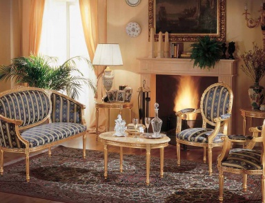 Wohnzimmer (Garnitur für das Wohnzimmer) Voltaire, Angelo Cappellini