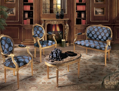 Wohnzimmer (Garnitur für das Wohnzimmer) Goethe, Angelo Cappellini