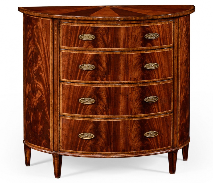 Kommode in Form eines Halbmondes Buckingham, Jonathan Charles
