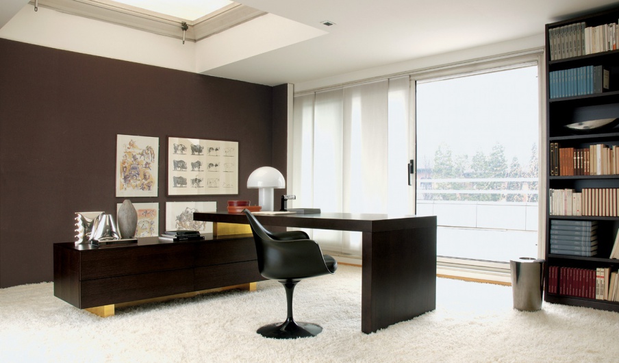 Schreibtisch aus Holz Office two, Besana
