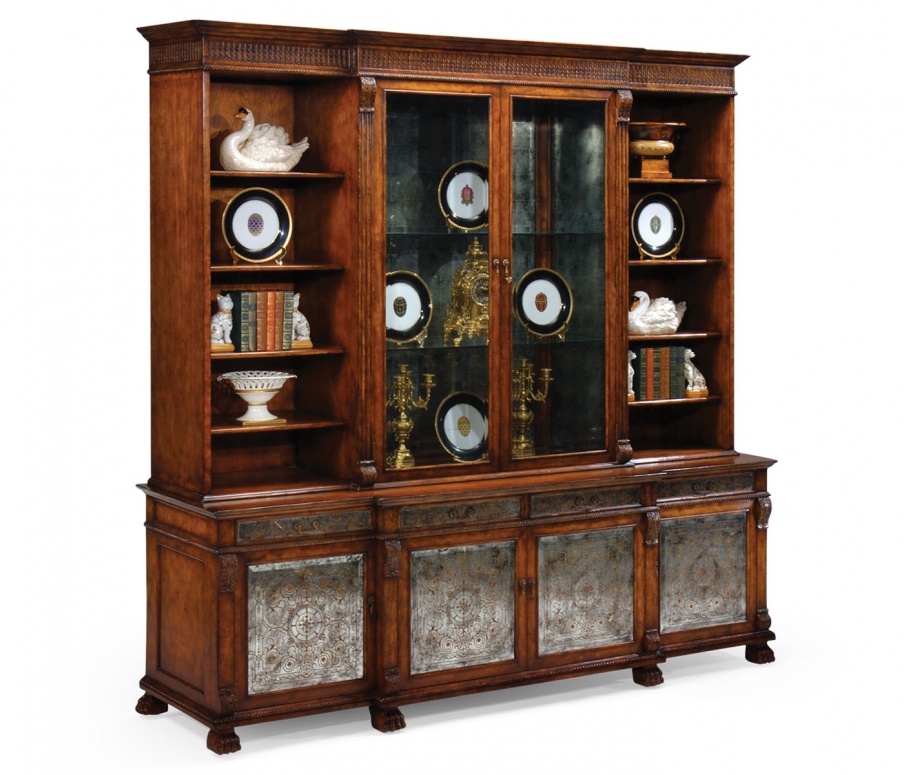 Bücherschrank mit Löwenfüßen Löwen Windsor, Jonathan Charles