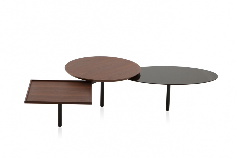 Couchtisch mit Metallrahmen 3TABLE, Porro
