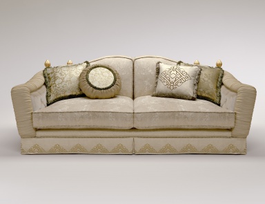 Sofa in Textil-Polsterung Achille, Bruno Zampa