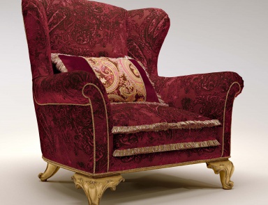 Stuhl in Textil-Polsterung Alexander, Bruno Zampa