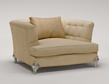 Stuhl in Textil-Polsterung King, Bruno Zampa