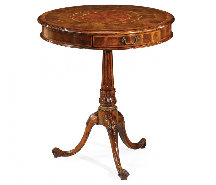 Beistelltisch für eine Lampe mit Intarsien Windsor, Jonathan Charles