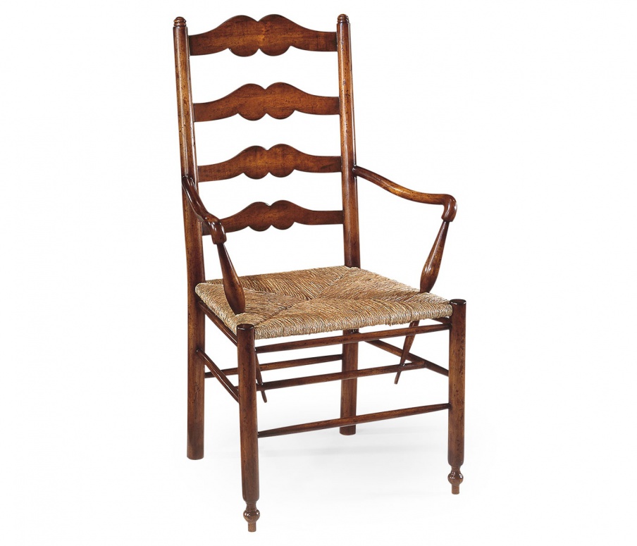 Stuhl mit geflochtenen Sitz Country Farmhouse, Jonathan Charles