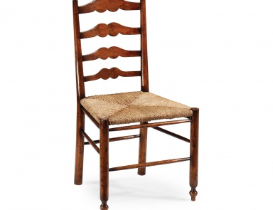 Stuhl mit geflochtenen Sitz Country Farmhouse, Jonathan Charles
