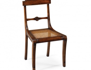 Stuhl mit geflochtenen Sitz aus Schilf Country Farmhouse, Jonathan Charles