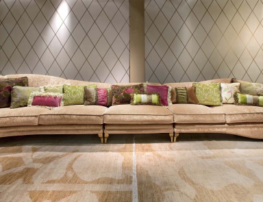 Halbrunde Couch Hyde Park, Bruno Zampa