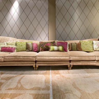 Halbrunde Couch Hyde Park