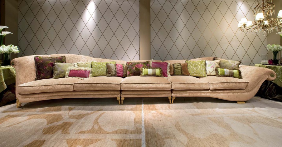 Halbrunde Couch Hyde Park, Bruno Zampa