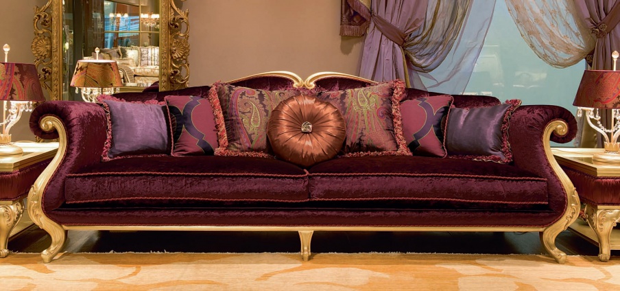 Vierbettzimmer Sofa Valentino, Bruno Zampa