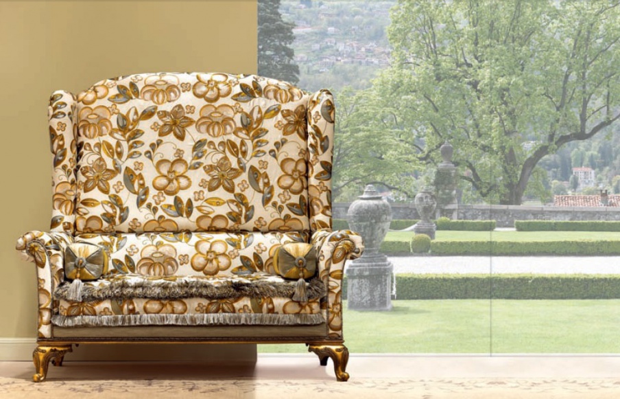 Stuhl in Textil-Polsterung Isabella, Bruno Zampa