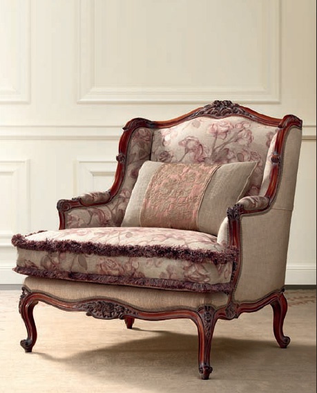 Stuhl in Textil-Polsterung Clementine, Bruno Zampa