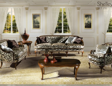 Wohnzimmer (Garnitur für das Wohnzimmer) Shelley, Angelo Cappellini