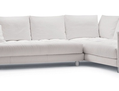 Schlafsofa gepolsterter Leder oder Stoff Fivetonine, Flou