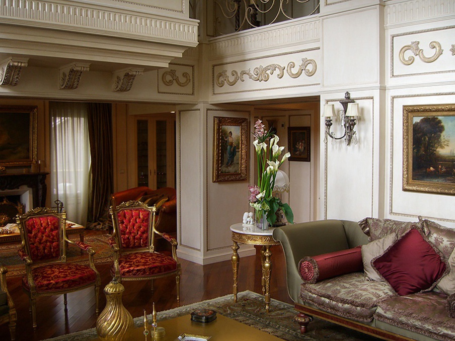 Wohnzimmer (Garnitur für das Wohnzimmer) Ankara, Baggio Arredamenti