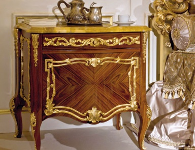 Nachttisch aus Naturholz CS Masterpieces, Colombo Stile