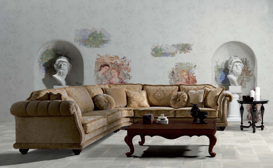 Ecksofa Rivoli, Asnaghi (Made in Italy)