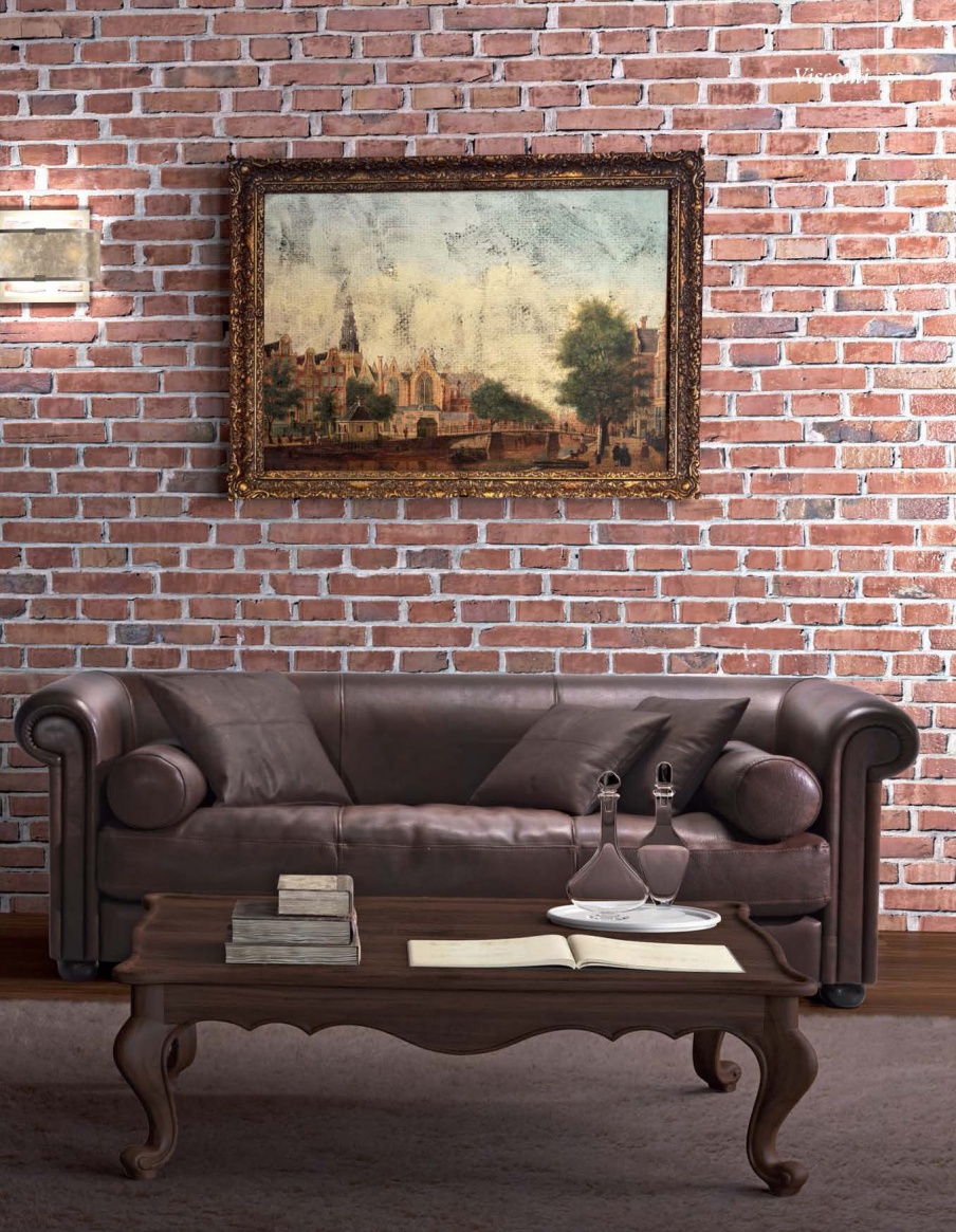 Zweisitzer Sofa Visconti, Asnaghi (Made in Italy)