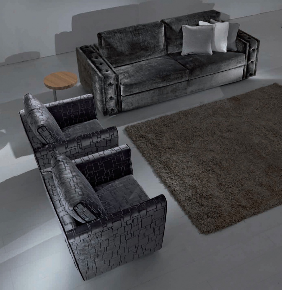 Doppelschlafcouch Cognac, Asnaghi (Made in Italy)