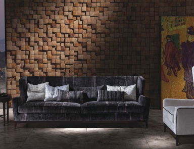 Sofa Zweisitzer Baltic, Asnaghi (Made in Italy)