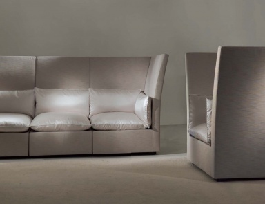 Stuhl in Textil-Polsterung Private, Asnaghi (Made in Italy)