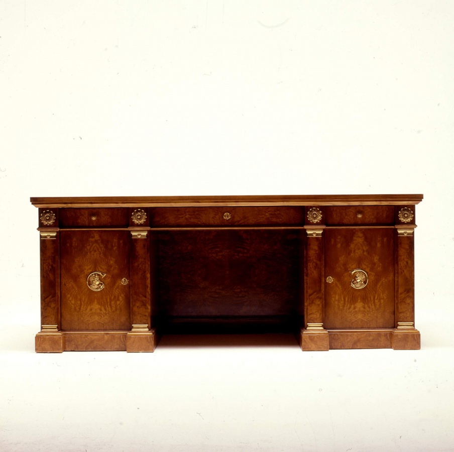 Schreibtisch aus Holz Impero, Colombo Stile