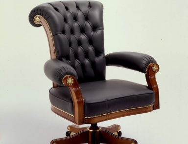 Sessel auf einer rotierenden Basis Impero, Colombo Stile