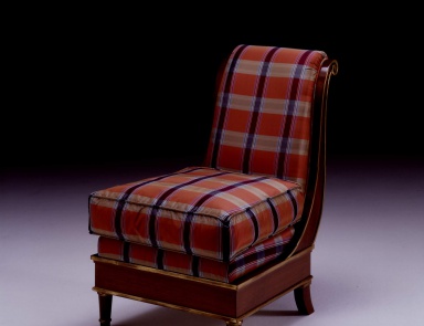 Sessel Impero aus Naturholz, Colombo Stile