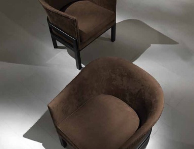 Stuhl in Textil-Polsterung Milano, Asnaghi (Made in Italy)