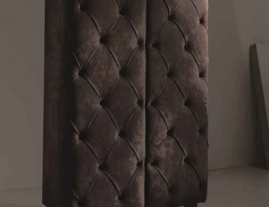 Schrank in der Textil-Polsterung Otello, Asnaghi (Made in Italy)