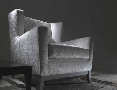Sessel mit hoher Rückenlehne Baltic, Asnaghi (Made in Italy)